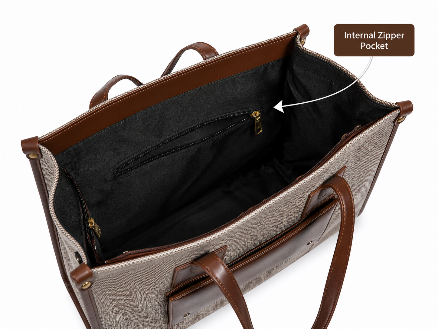 OJAS Executive Tote– Spacious Laptop Tote Bag for Work & Travel