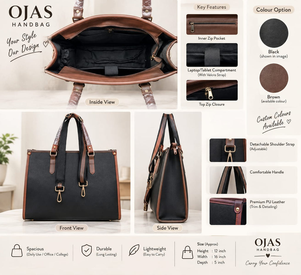 OJAS ROSE TAUPE HANDBAG